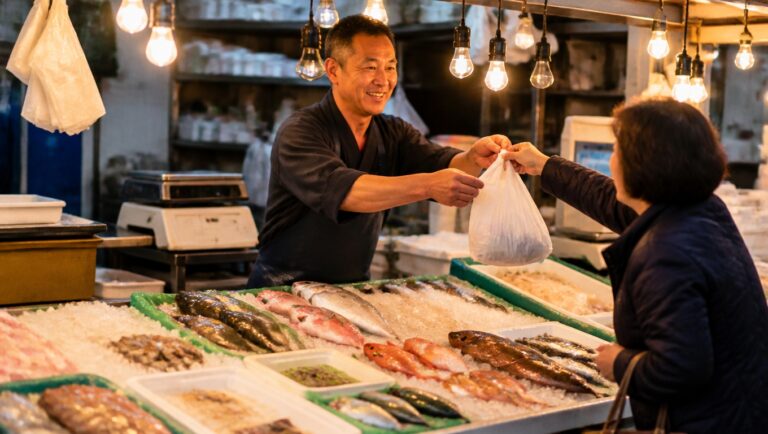水産加工・鮮魚店・精肉店での使用イメージ