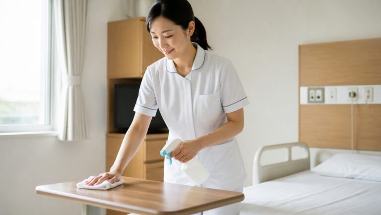 医療・介護施設の日常消毒の利用イメージ
