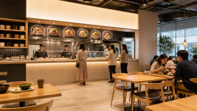 フードコート・丼物専門店の利用イメージ