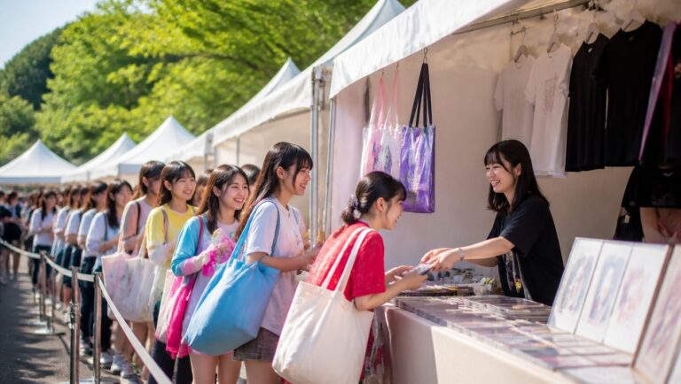 ファンイベント・グッズ販売の利用イメージ
