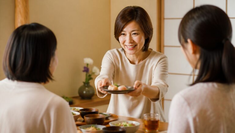 来客時のちょっとした取り皿の利用イメージ