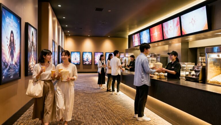 映画館・テーマパークの利用イメージ