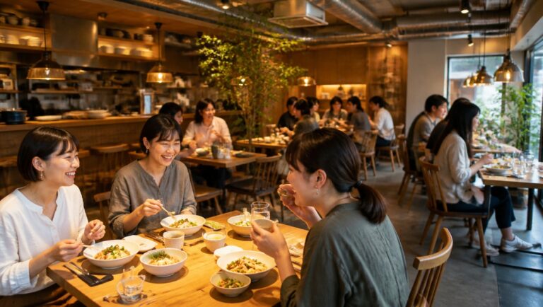 レストラン・カフェでのテーブルクロス使用イメージ