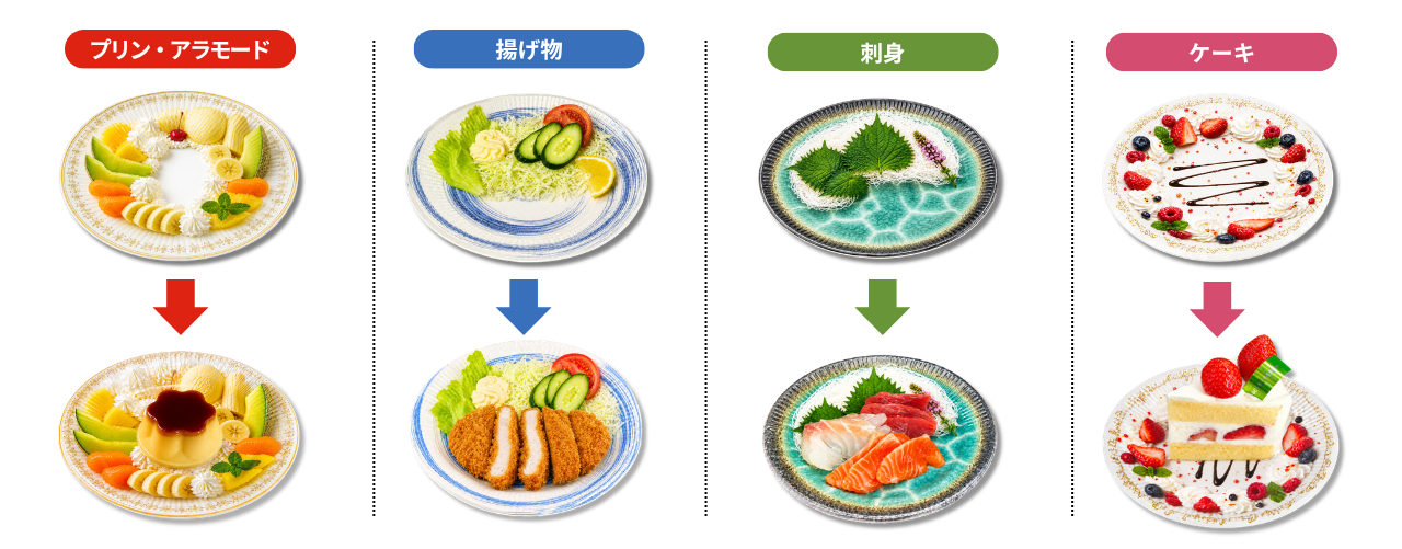 なんちゃって皿 4種類